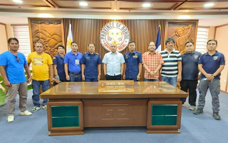 PGBh mopasidungog sa PDRRMO, PPA-PMO, PCG sa pagtabang sa nasunog nga MV Esperanza Star