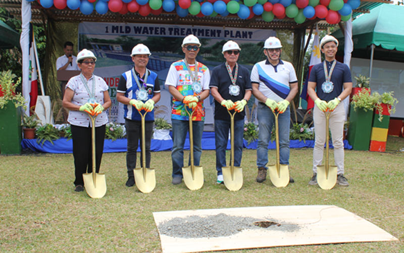 Richli groundbreaks water treatment plant in Trinidad - The Bohol Times