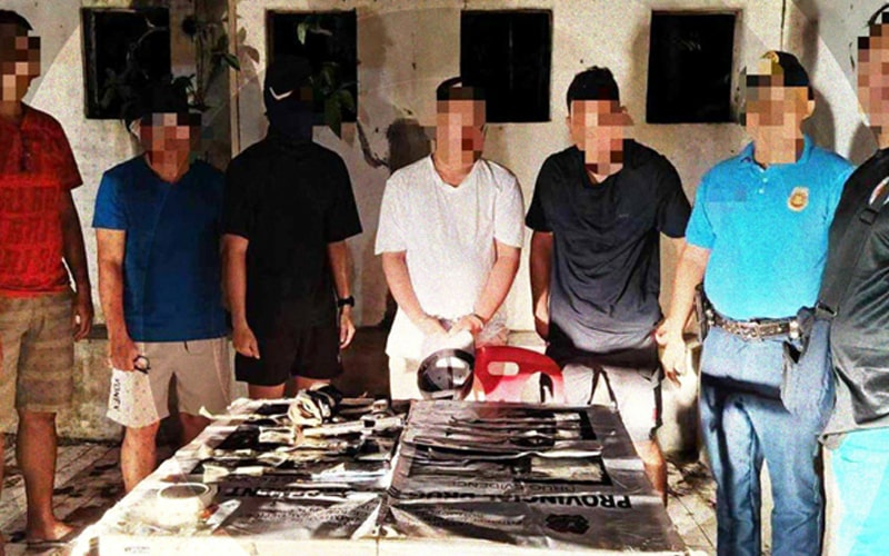 Mga drugas ug armas nasakmit sa PNP; Aris mapasalamaton