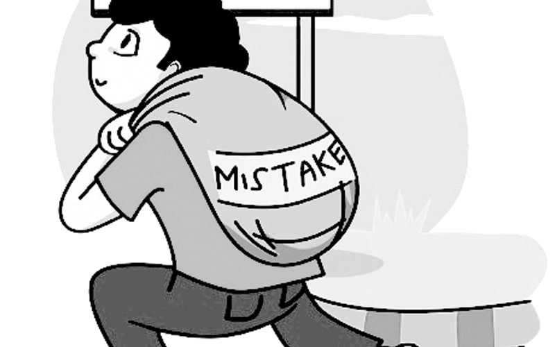 Facing our limitations and mistakes