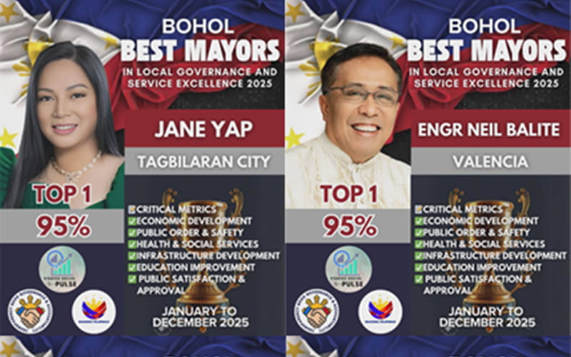 24 Bohol LCEs named “Best” top 10 in local governance