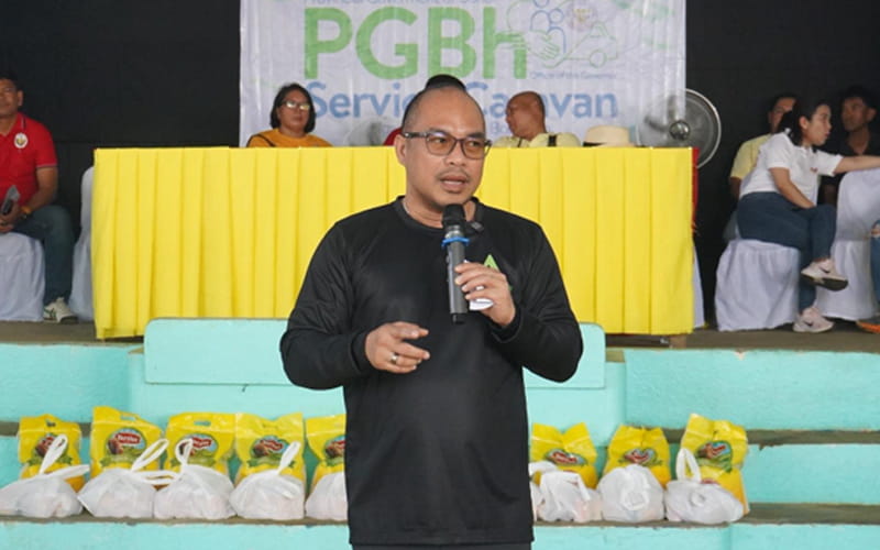 Service Caravan gidala ni Aumentado sa Isla Jao