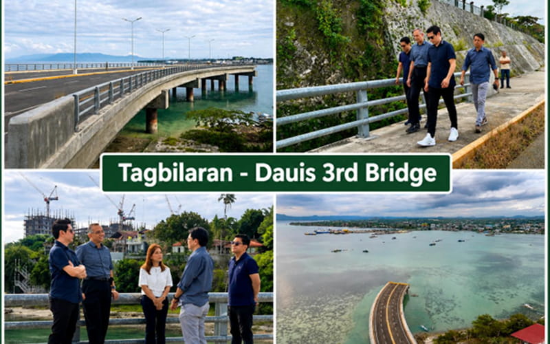 3rd Bridge nga magsumpay sa Dauis ug Tagbilaran, opisyal na nga na-bid